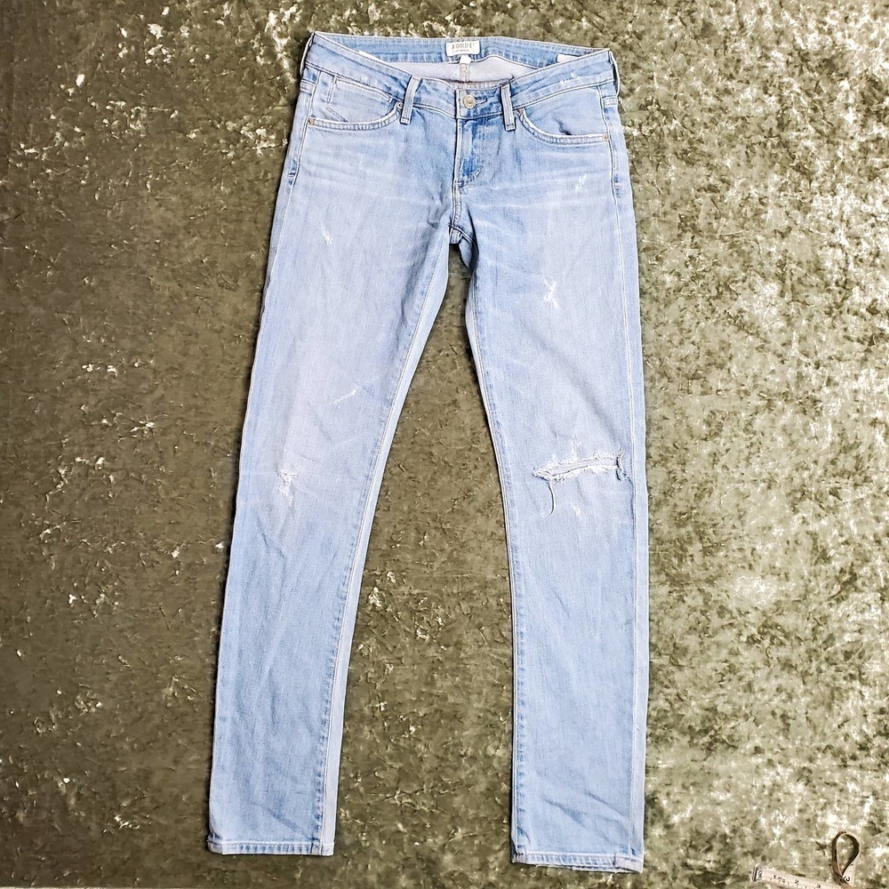 AGOLDE Chloe Light Distressed Jeans